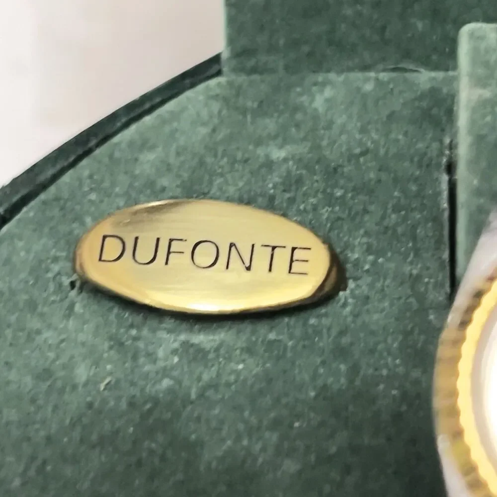 Vintage Dufonte Lucien Piccard Womens Quartz Watch Gold/Silver Tone NIB w/ COA